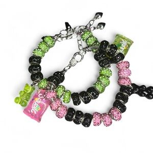 Candy Charm Bracelet Set | Sweet + Sour Style | Handmade Boutique Jewelry